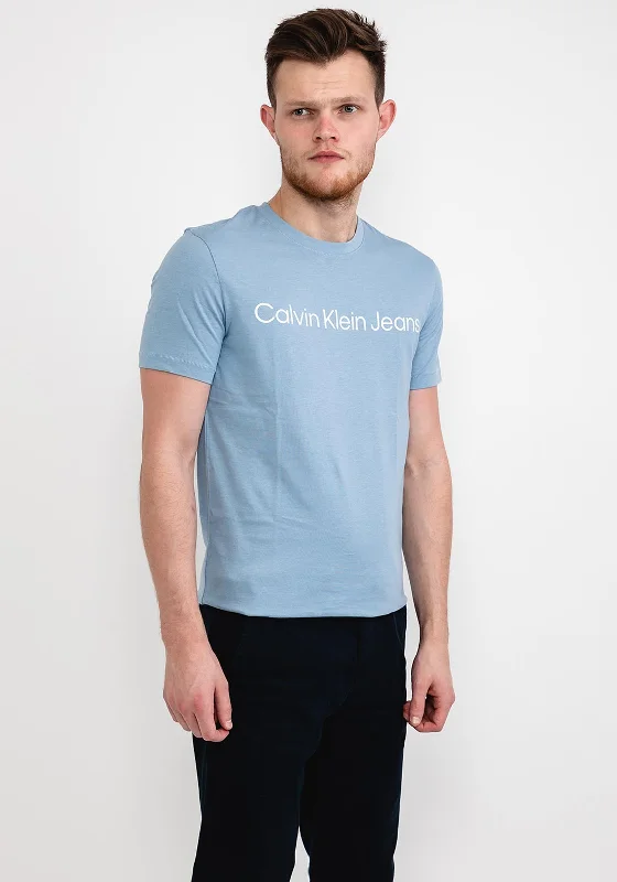 Calvin Klein Jeans Institutional Logo T-Shirt, Iceland Blue