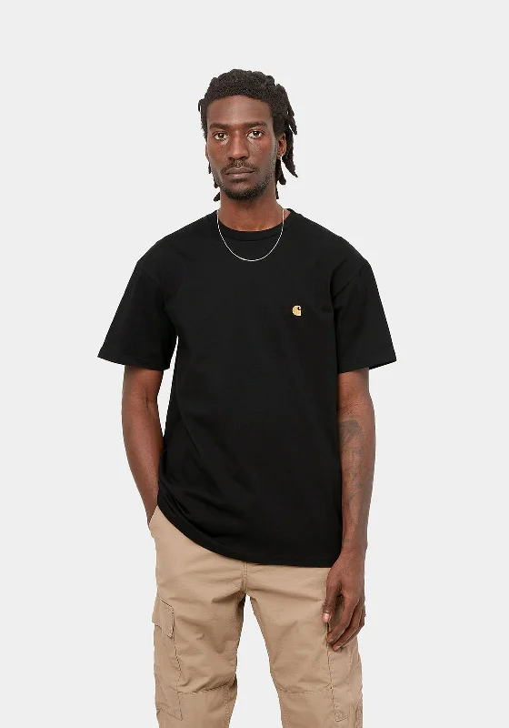 Carhartt Chase Crew Neck T-Shirt, Black