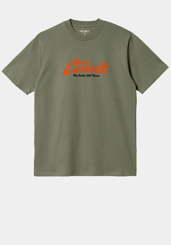 Carhartt Old Tunes Short Sleeve T-Shirt, Dollar Green