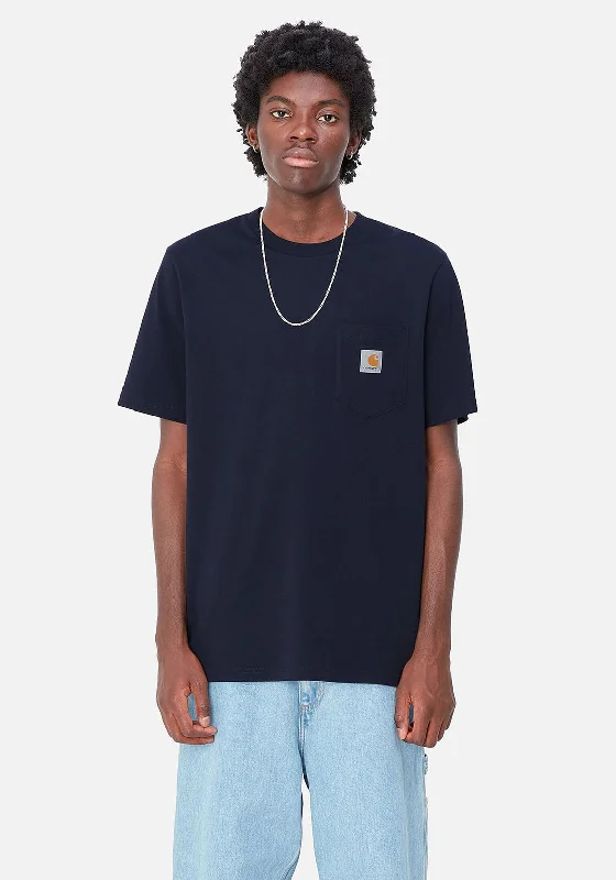 Carhartt WIP Pocket Crew Neck T-Shirt, Dark Navy