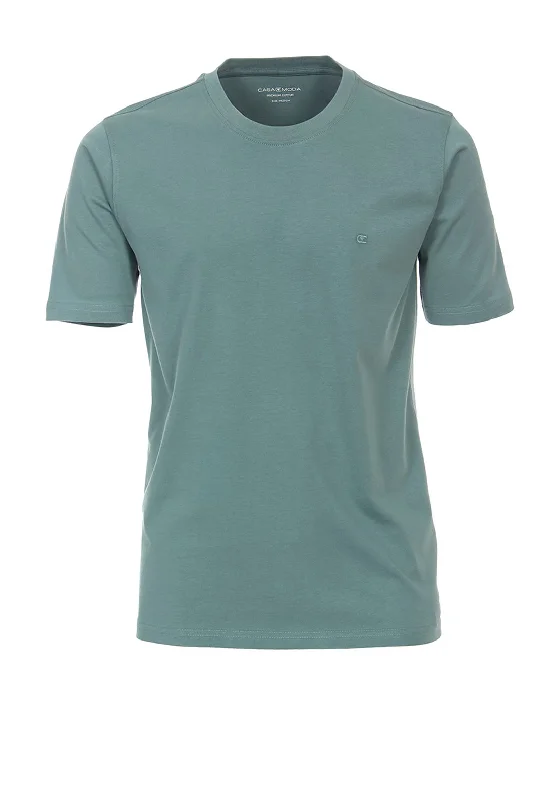 Casa Moda Crew Neck T-Shirt, Light Hydro