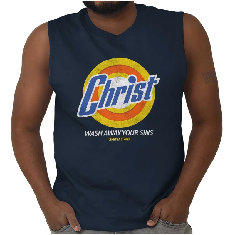 Christ Detergent Sleeveless T Shirt