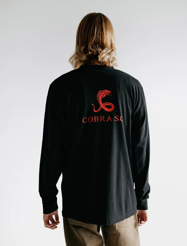 Long Sleeve T-Shirt Black Jersey