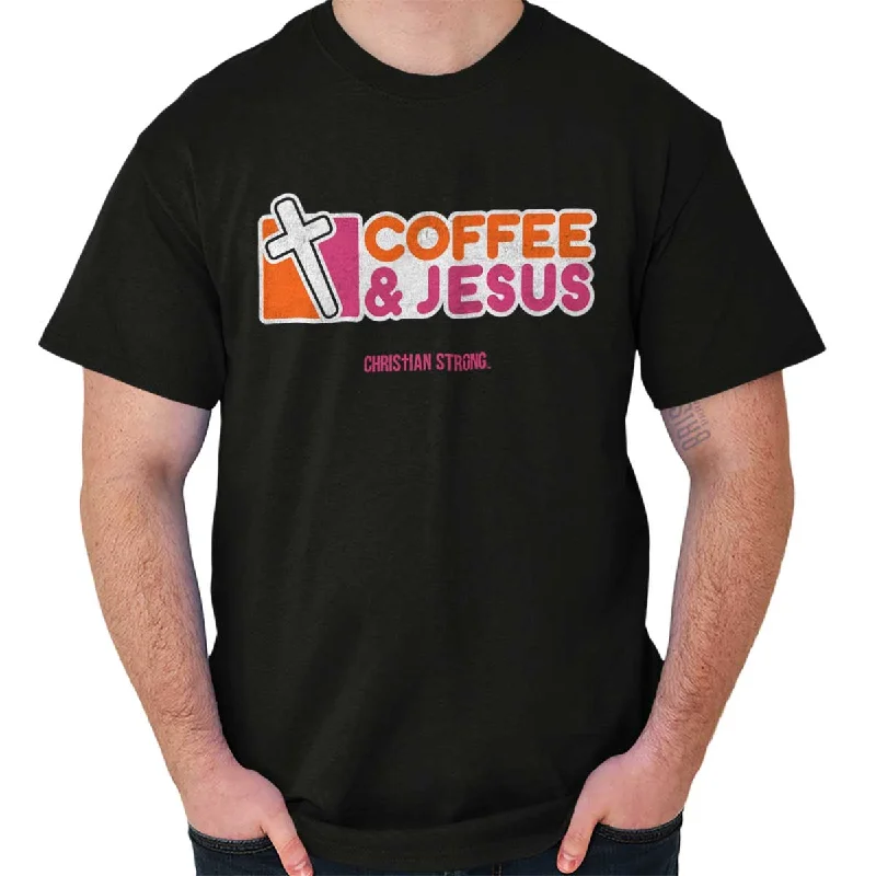 Coffee And Jesus Donuts T Shirt