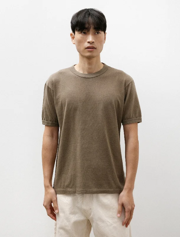 Base Tee Compact Organic Jersey Olive