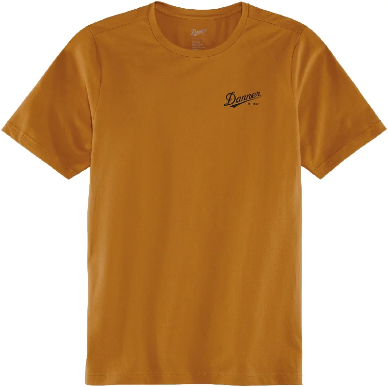 Danner Mens 1932 Tee Mustard 100% Cotton S/S T-Shirt