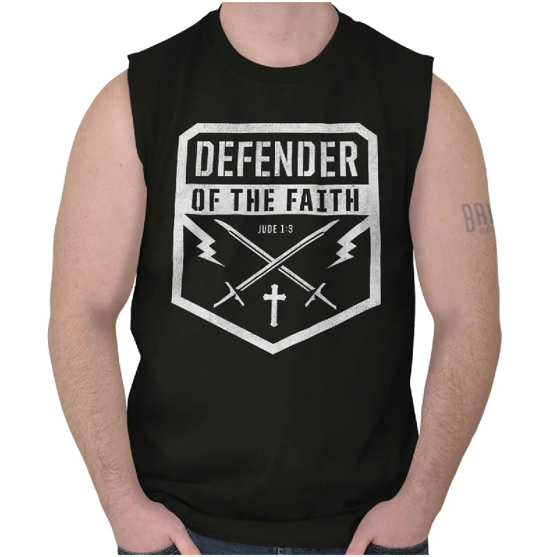 Defender of the Faith Sleeveless T Shirt