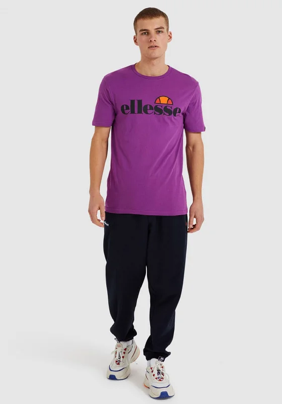 Ellesse Mens SL Prado T-Shirt, Purple