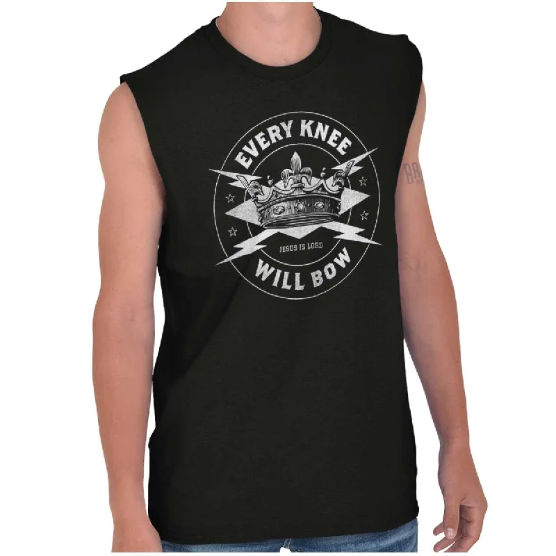 Every Knee Will Bow Sleeveless T Shirt