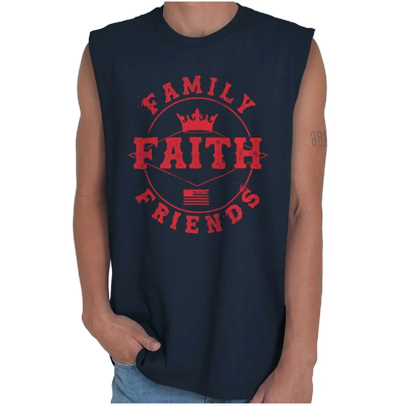 Faith Family Friends Sleeveless T Shirt