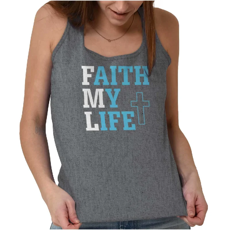 Faith My Life Racerback