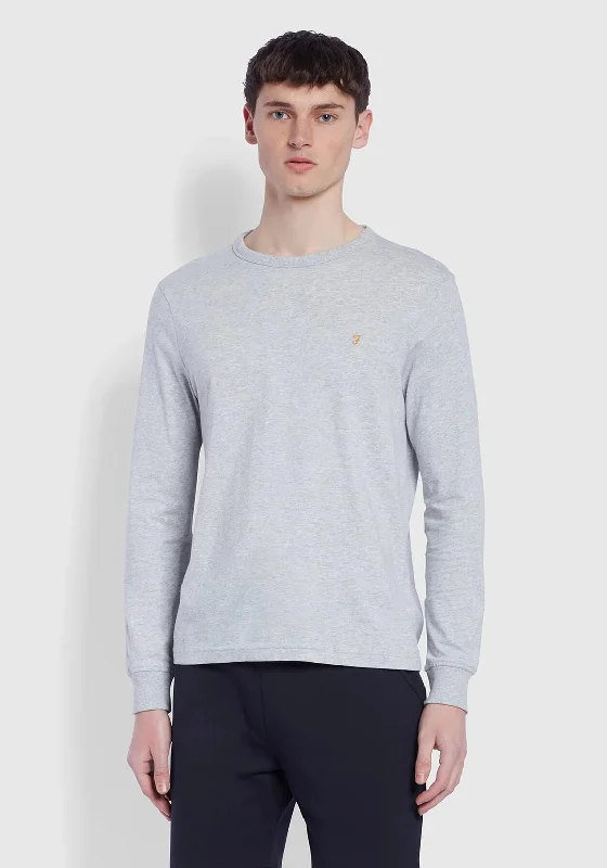 Farah Worthington Long Sleeved T-Shirt, Grey