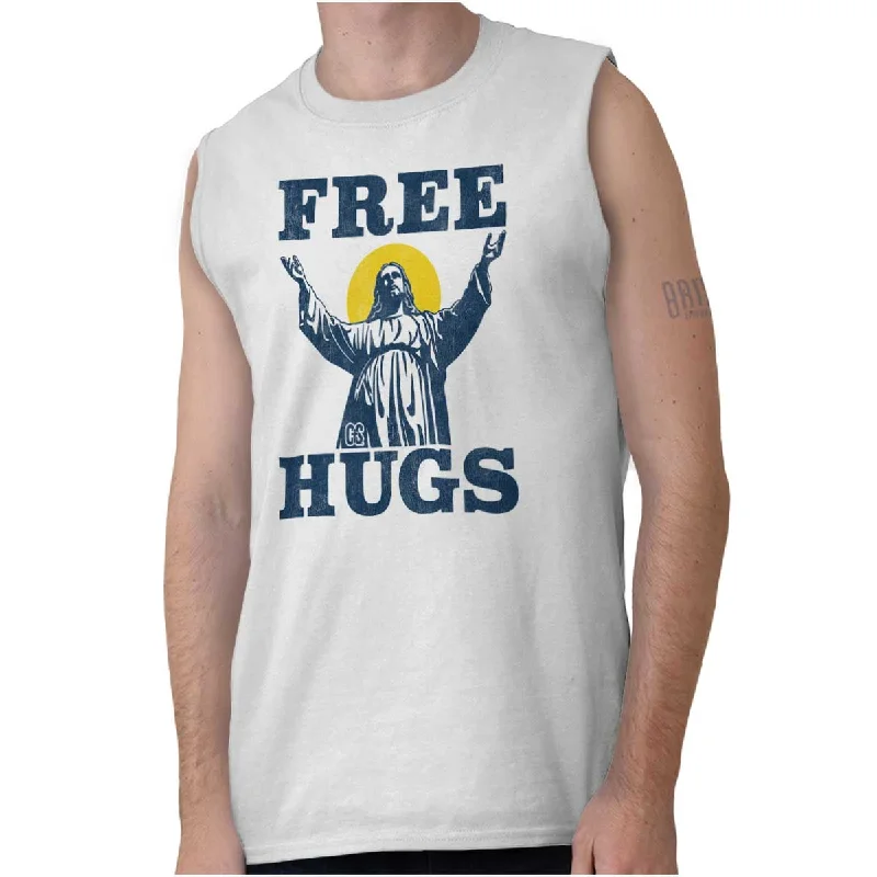 Free Hugs Sleeveless T Shirt