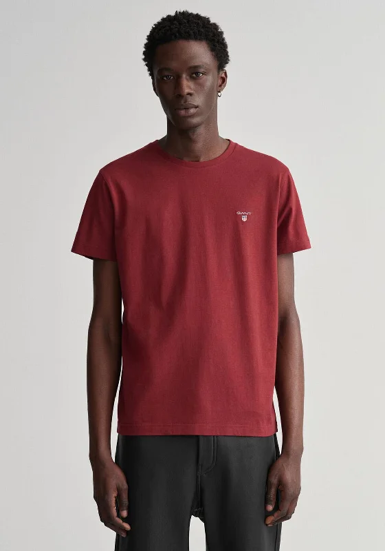 Gant Original Logo T-Shirt, Plumped Red