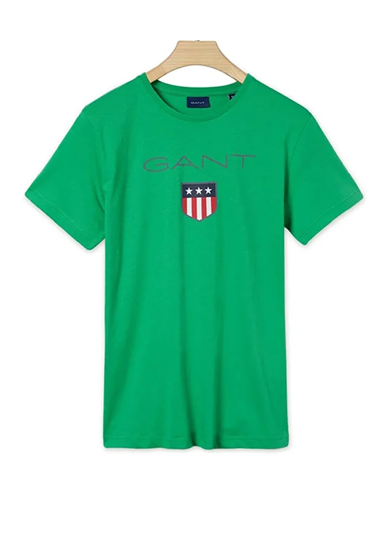 Gant Shield T-Shirt, Mid Green