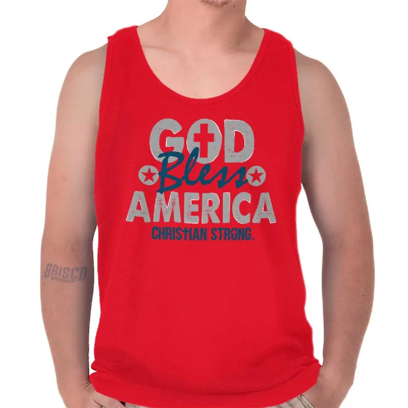 God Bless Patriotic Tank Top