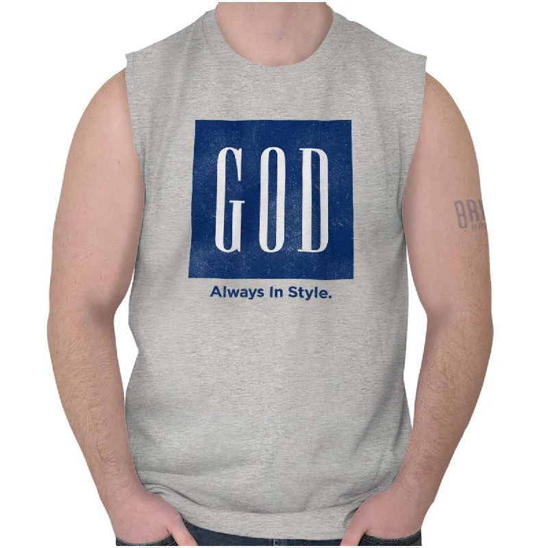 God In Style Sleeveless T Shirt