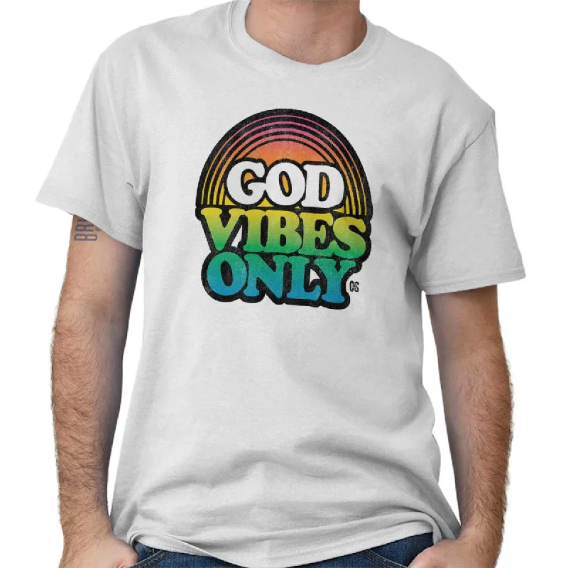 God Vibes Only Retro T Shirt