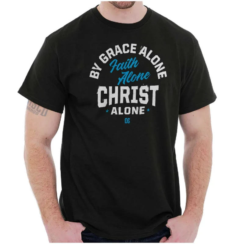 Grace Faith Christ Alone T Shirt