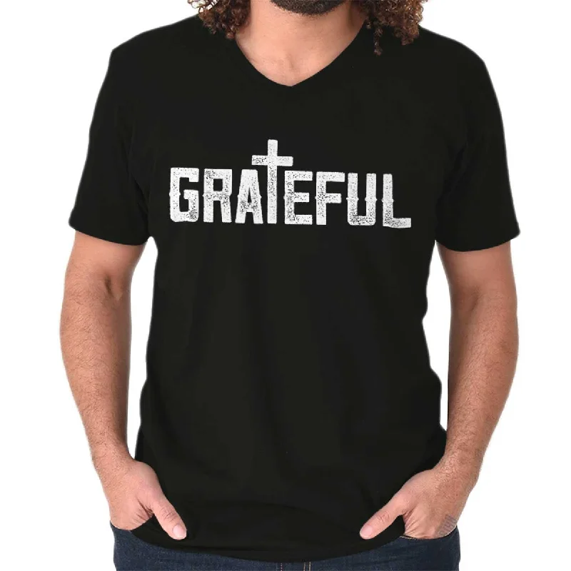 Grateful V-Neck T-Shirt