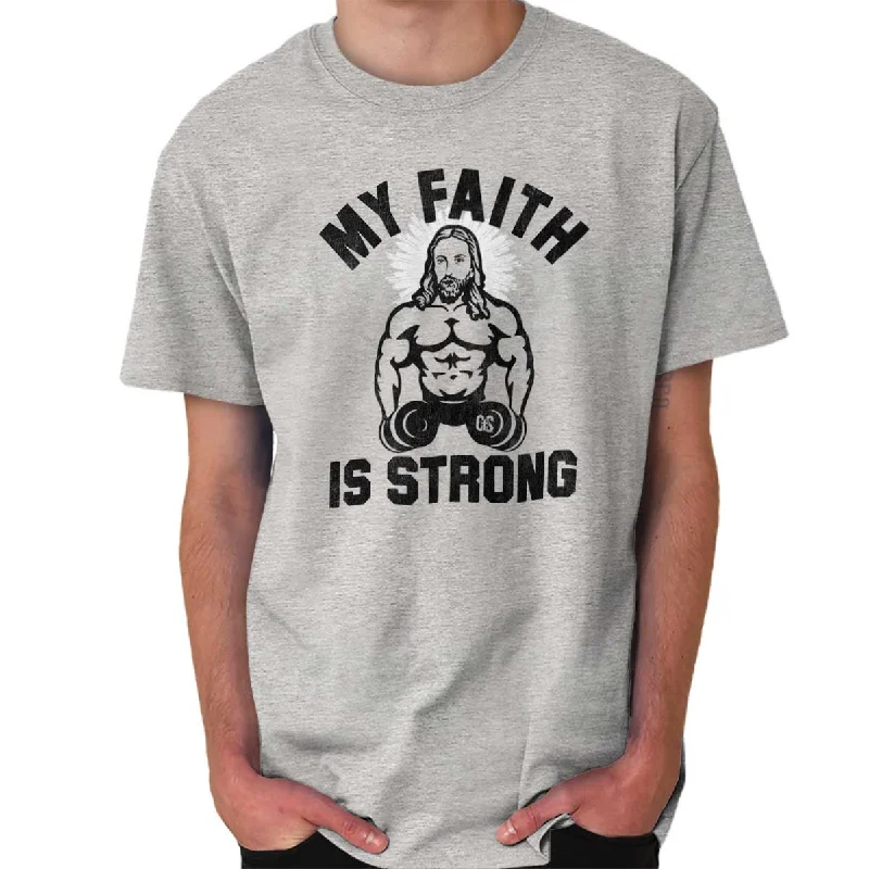 Gym Jesus Christ Strong T Shirt