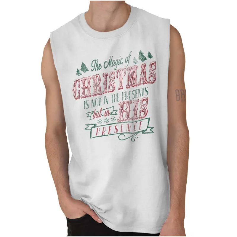 His Presence Christmas Sleeveless T-Shirt