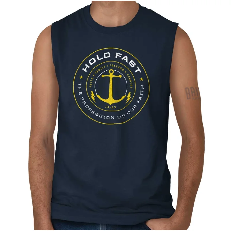 Hold Fast to Faith Sleeveless T Shirt