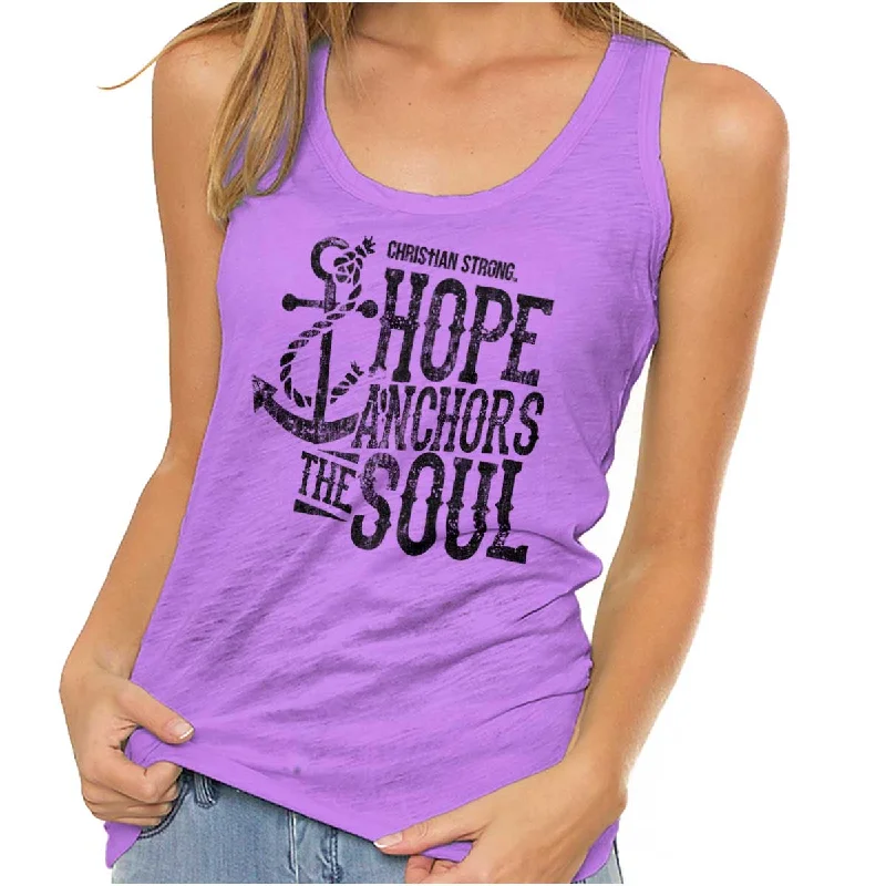 Hope Anchors the Soul Racerback Tank