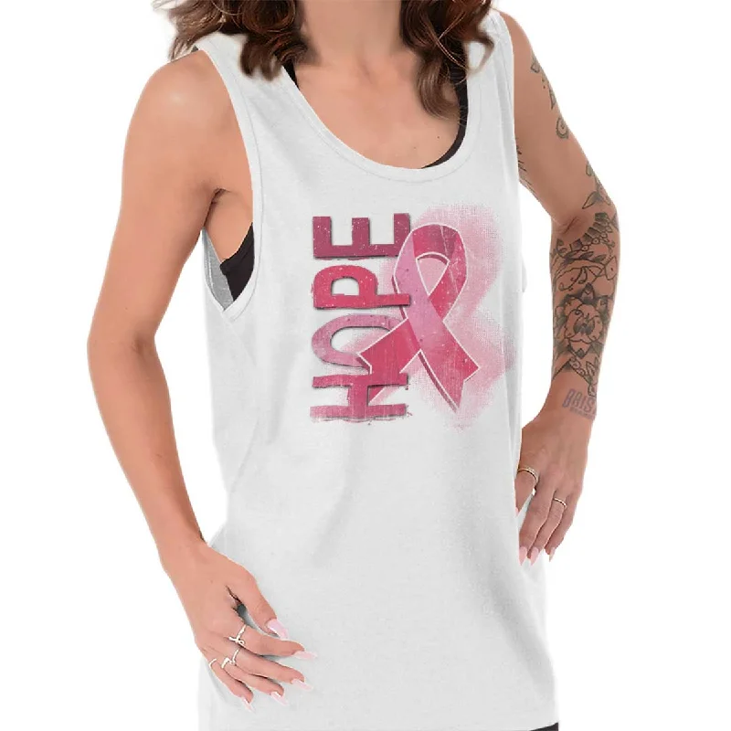 Hope Pink Ribbon Tank Top