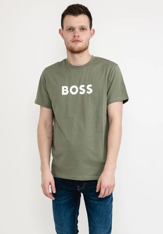 Hugo Boss Contrast Logo T-Shirt, Camo Green