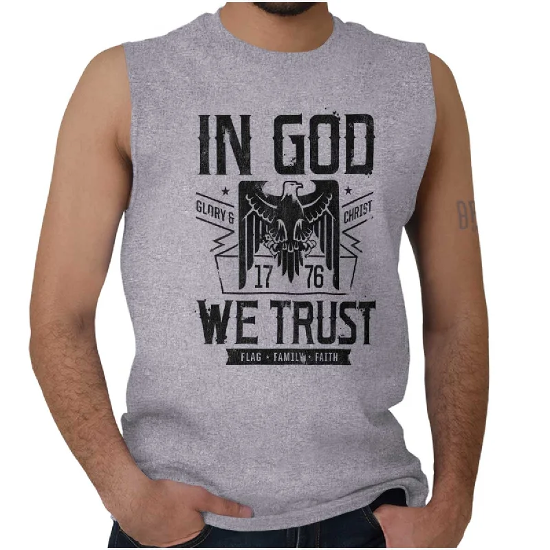 In God We Trust Sleeveless T Shirt