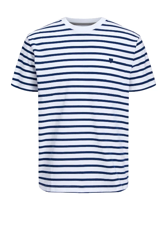 Jack & Jones Badge Heavy T-Shirt, Estate Blue