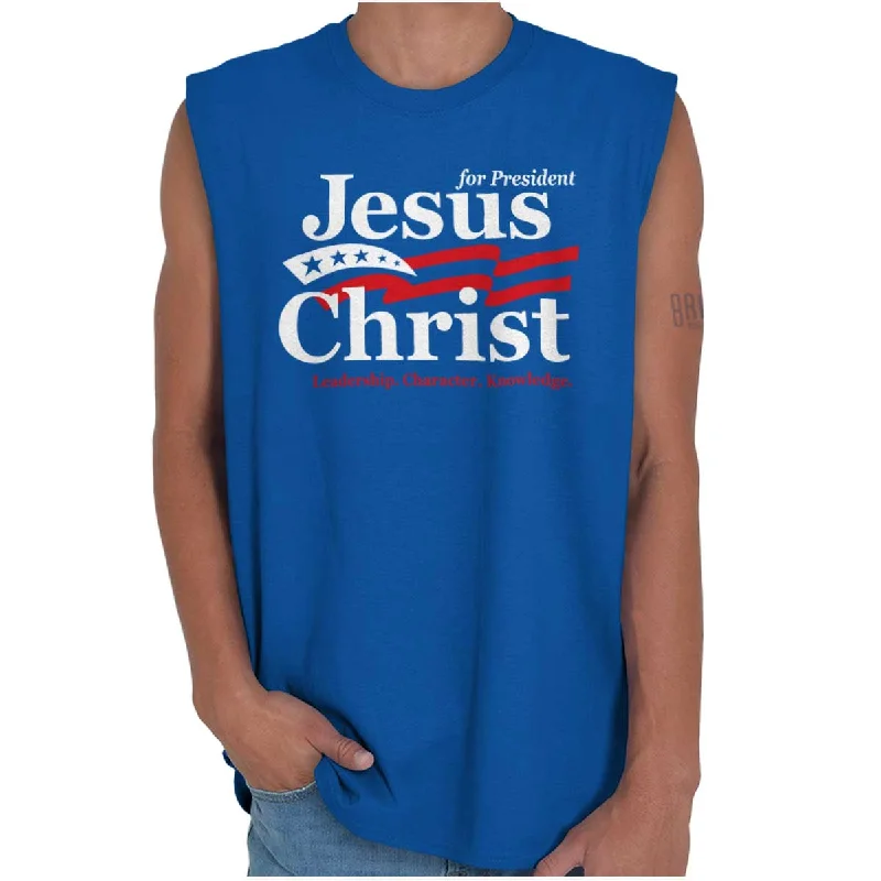 Jesus Christ For President Sleeveless T-Shirt