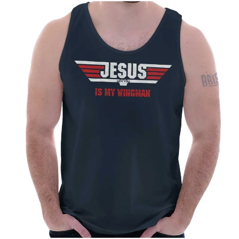 Jesus Is My Wingman Tank Top