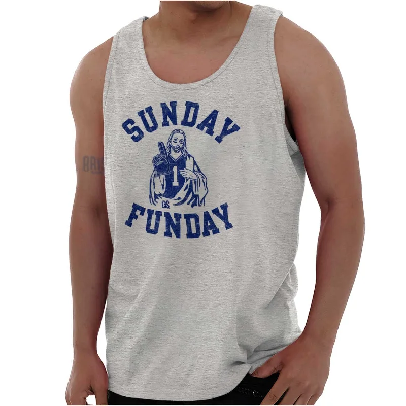 Jesus Sunday Funday Tank Top