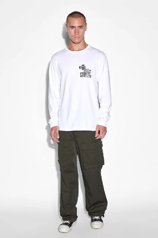 Ksubi Graff Kash LS Tee - White