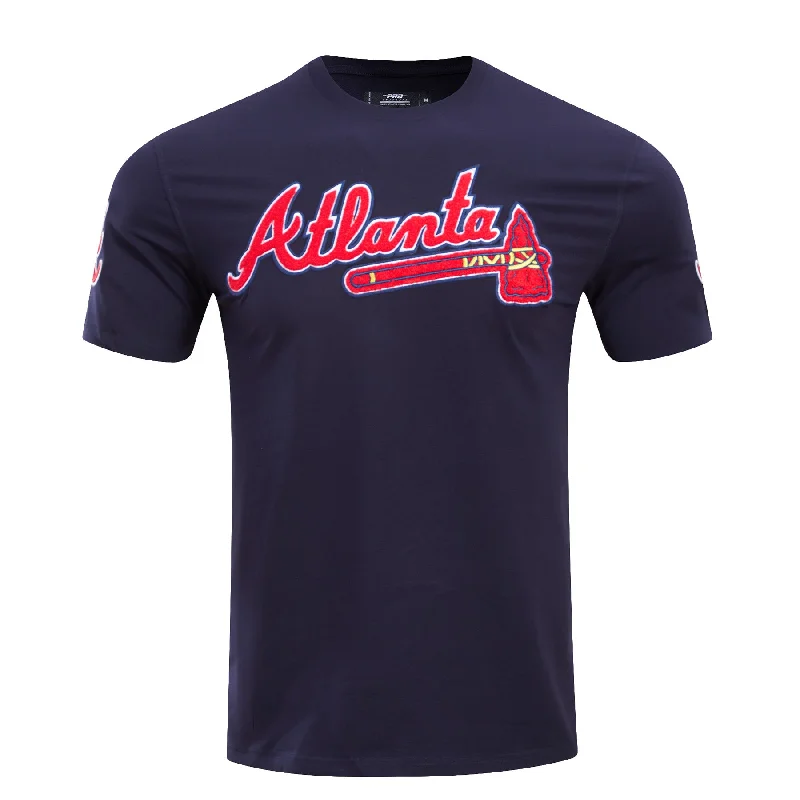 MLB ATLANTA BRAVES CLASSIC CHENILLE MEN'S TOP (MIDNIGHT NAVY)