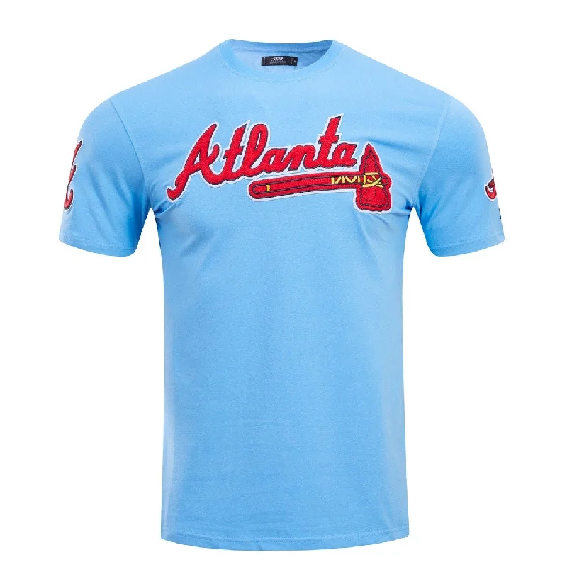 MLB ATLANTA BRAVES CLASSIC CHENILLE MEN'S TOP (UNIVERSITY BLUE)