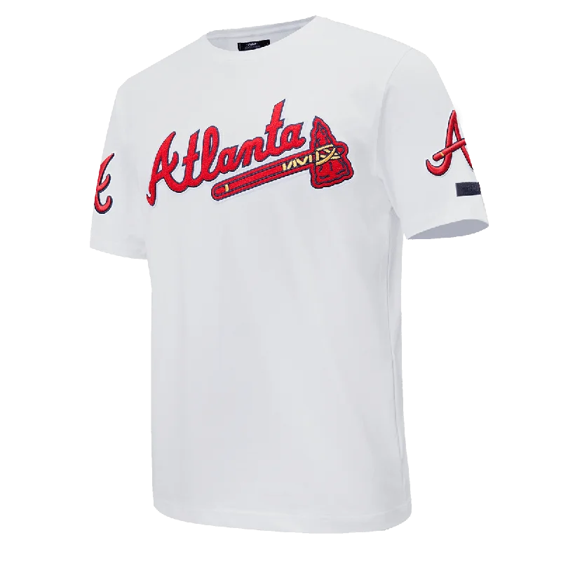 MLB ATLANTA BRAVES LOGO PRO TEAM MEN'S TOP (WHITE)