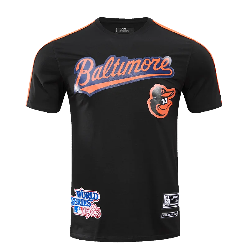 MLB BALTIMORE ORIOLES LOGO PRO TEAM MEN'S TAPING TOP (BLACK)