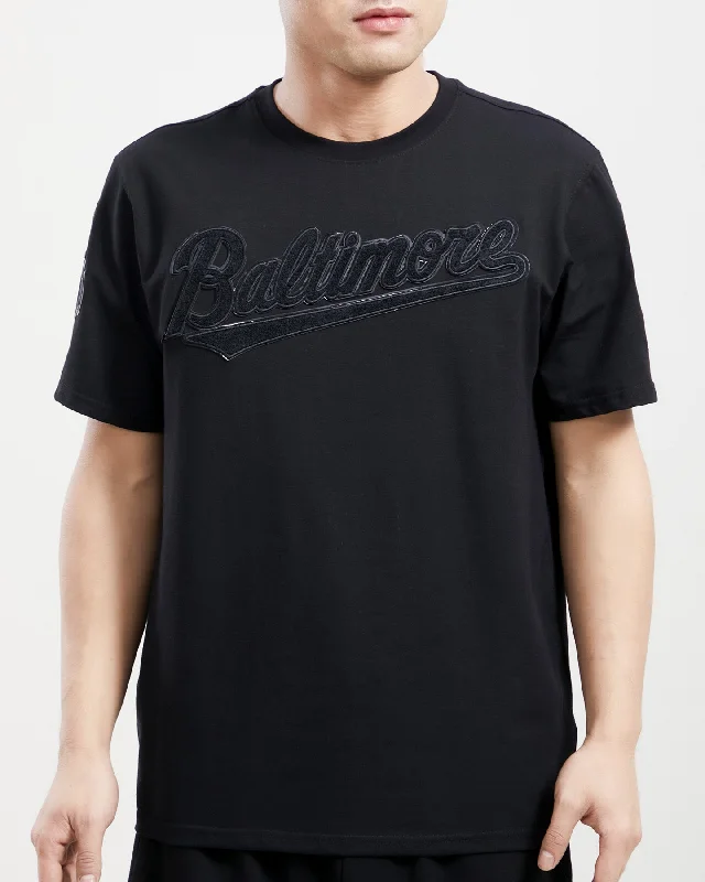 MLB BALTIMORE ORIOLES TRIPLE BLACK MEN'S TOP (TRIPLE BLACK)