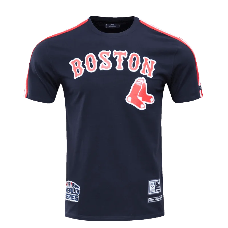 MLB BOSTON RED SOX LOGO PRO TEAM MEN'S TAPING TOP (MIDNIGHT NAVY/RED)