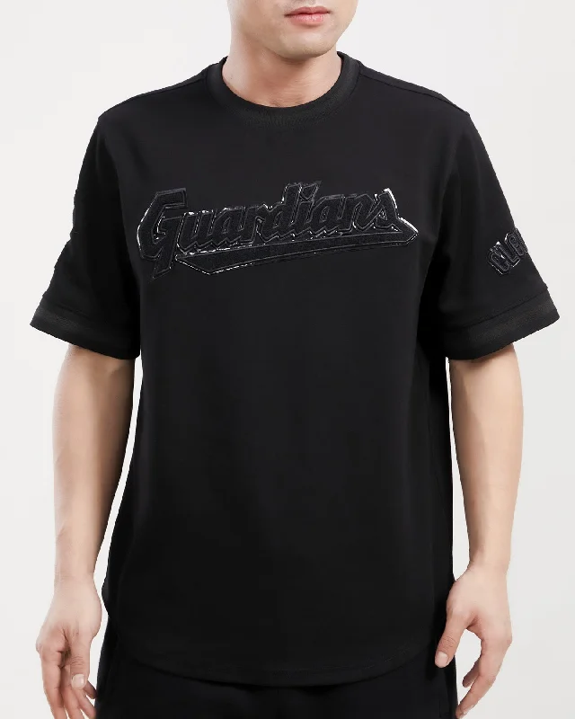 MLB CLEVELAND GUARDIANS TRIPLE BLACK MEN'S TOP (TRIPLE BLACK)