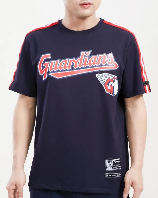 MLB CLEVELAND GUARDIANS LOGO PRO TEAM MEN'S TAPING TOP (MIDNIGHT NAVY/RED)