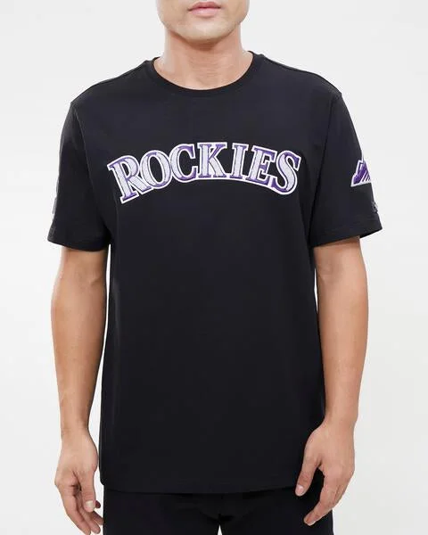 MLB COLORADO ROCKIES CLASSIC CHENILLE MEN'S TOP (BLACK)