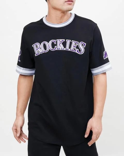 MLB COLORADO ROCKIES CLASSIC CHENILLE MEN'S TOP (BLACK)