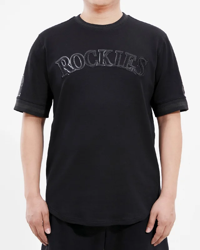 MLB COLORADO ROCKIES TRIPLE BLACK MEN'S TOP (TRIPLE BLACK)