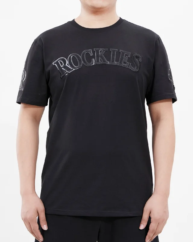 MLB COLORADO ROCKIES TRIPLE BLACK MEN'S TOP (TRIPLE BLACK)