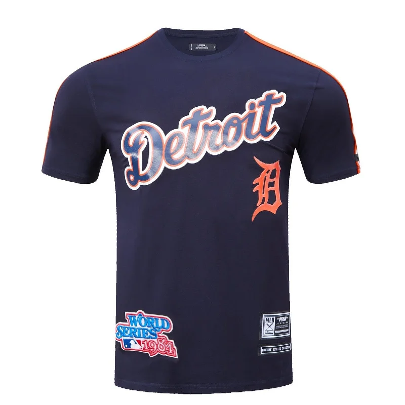 MLB DETROIT TIGERS LOGO PRO TEAM MEN'S TAPING TOP (MIDNIGHT NAVY / ORANGE)