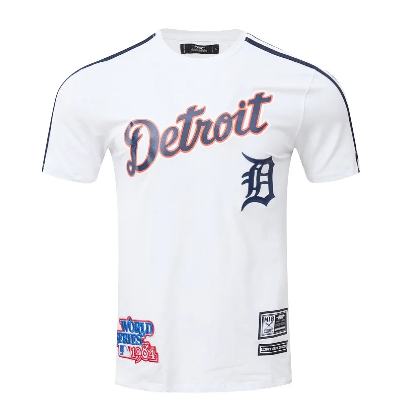 MLB DETROIT TIGERS LOGO PRO TEAM MEN'S TAPING TOP (WHITE/MIDNIGHT NAVY)